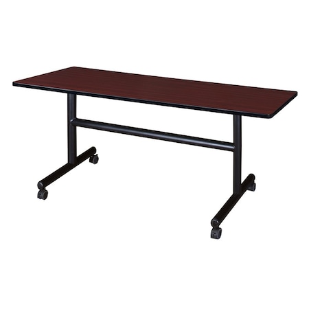Kobe Rectangle FlipTop Table, 60" W, 29" H, Laminate Top, Mahogany MKFT6030MH